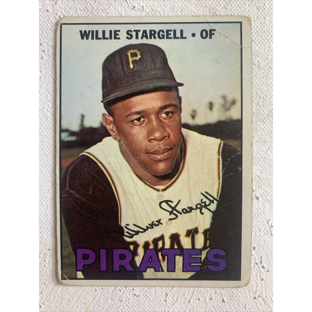 1967 Topps Willie Stargell Pittsburgh Pirates #140 VG